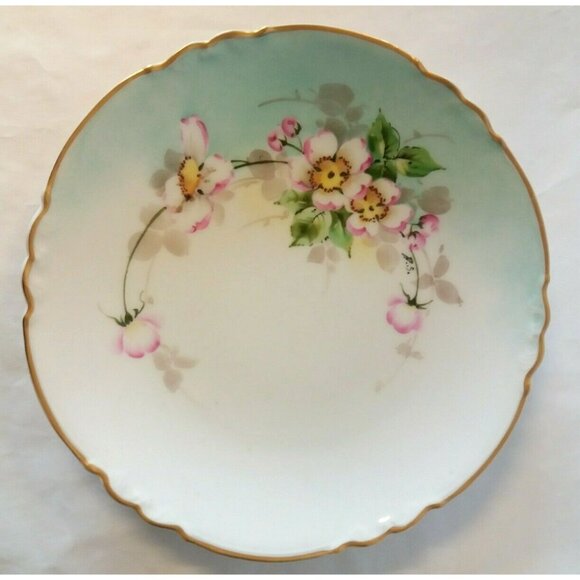 Limoges AK D France Decorative Plate Antique Circa 1890-1910 Stouffer - Picture 3 of 7